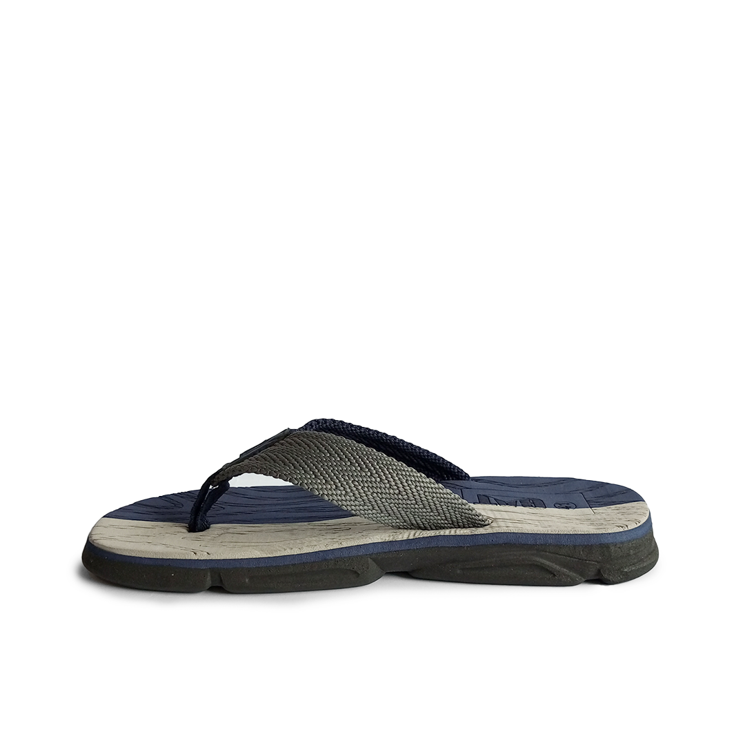 G-u-c-c-i  flip flop slipper (Gry & Nvy )