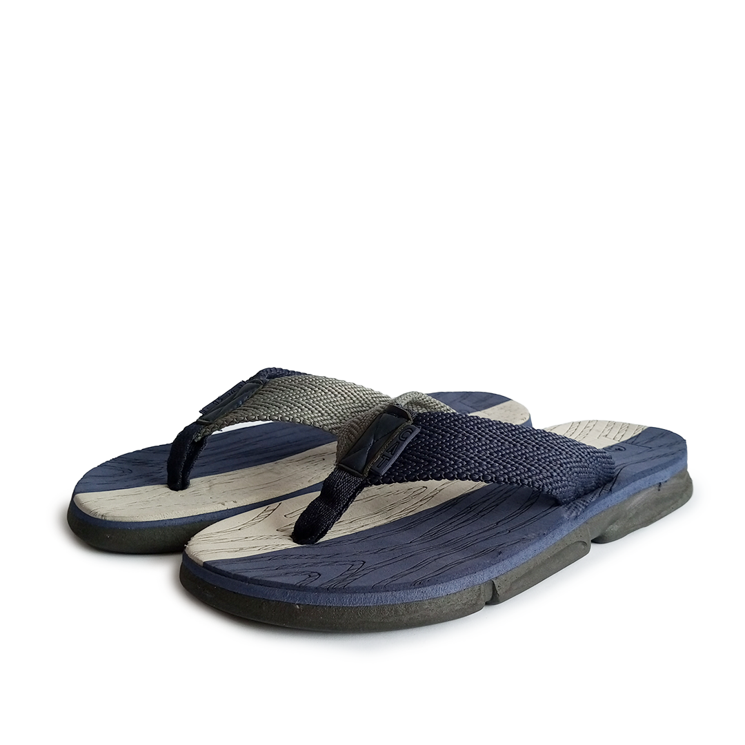 G-u-c-c-i  flip flop slipper (Gry & Nvy )