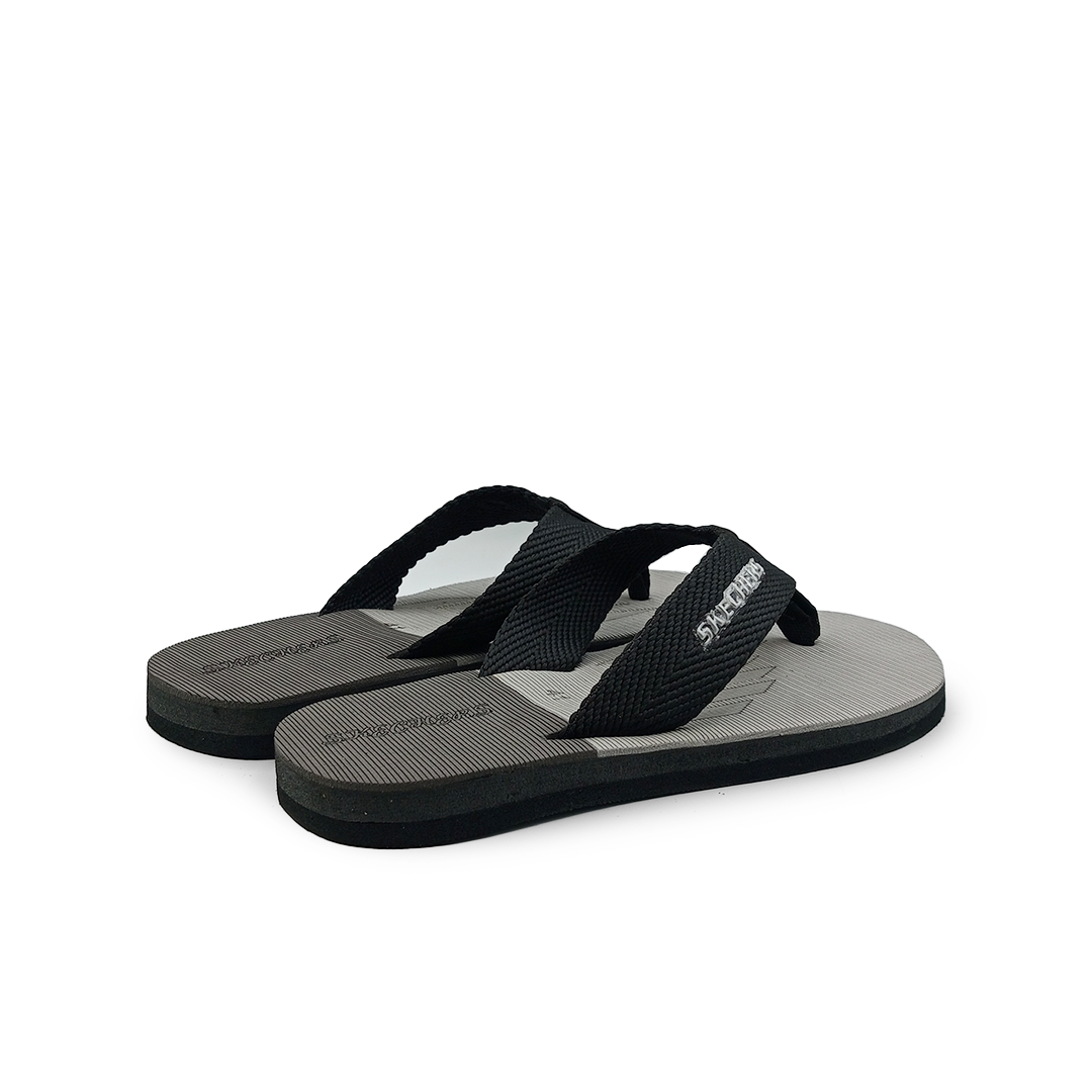 Sketcher flip flop slipper (Blk & Gry)