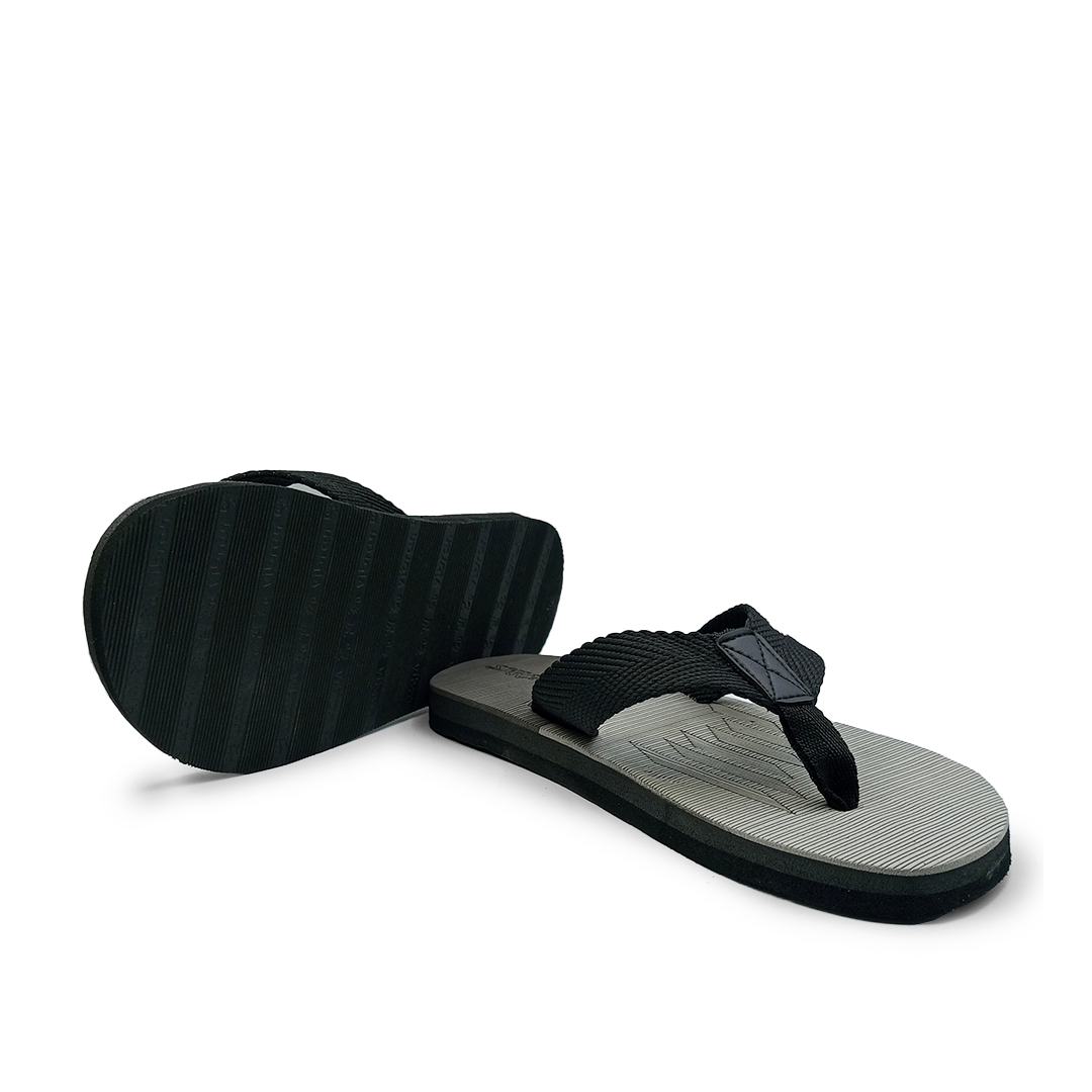 Sketcher flip flop slipper (Blk & Gry)