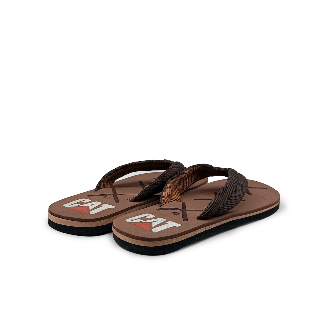 C-A-T high sole flip flop slipper (Brown)