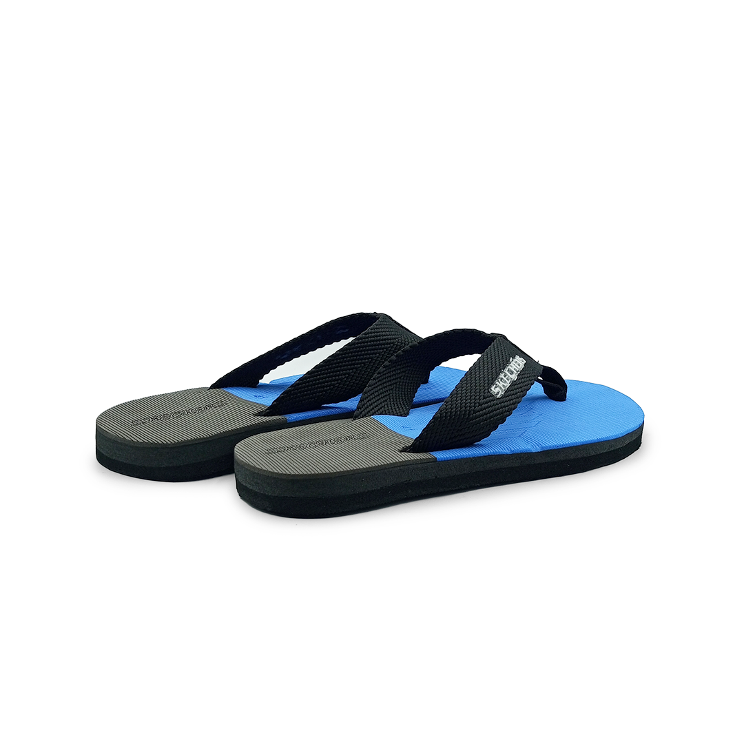 Sketcher flip flop slipper (Blk & Blu)