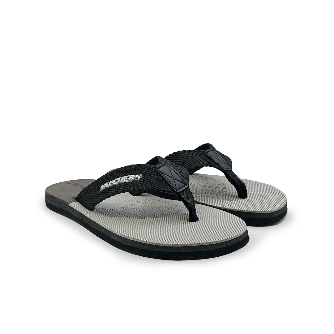 Sketcher flip flop slipper (Blk & Gry)