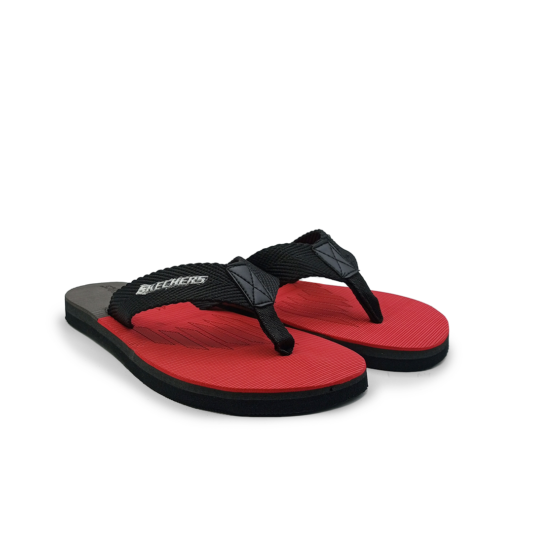 Sketcher flip flop slipper (Blk & Red)