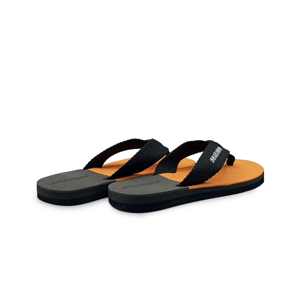 Sketcher flip flop slipper (Blk & Ornge)