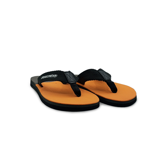 Sketcher flip flop slipper (Blk & Ornge)